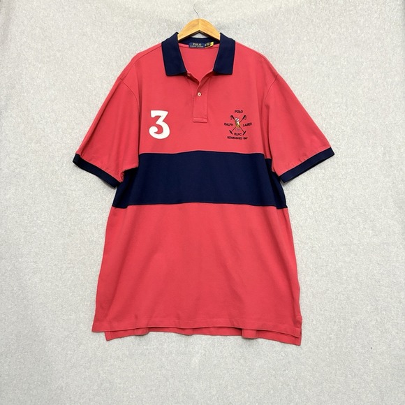 Polo Ralph Lauren Rugby XLT Nautical Preppy Coastal Grandpa Block Stripe‎ #3